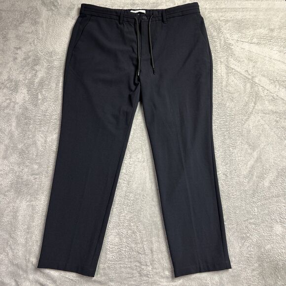 Calvin Klein Other - Calvin Klein Stretch Drawstring Navy Blue Dress Pants 36x30 Travel Tech Casual